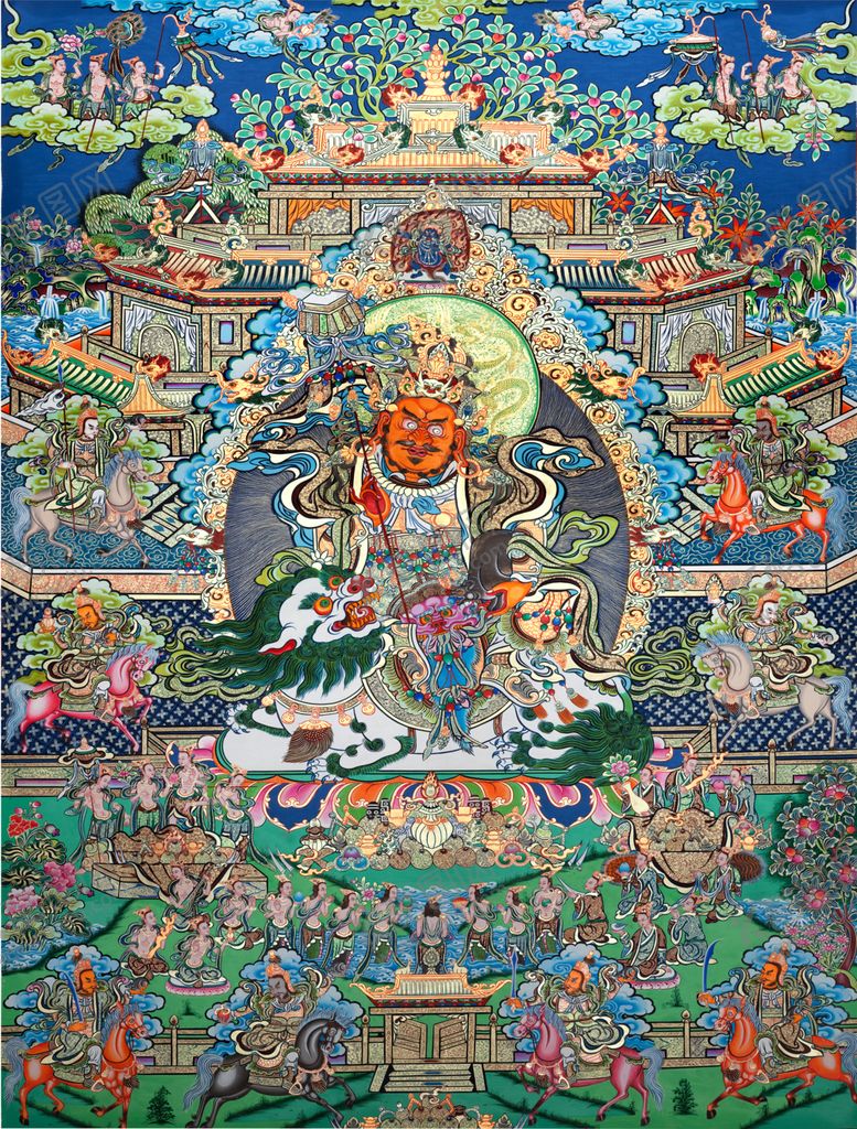 编号：91652210110947384278【酷图网】源文件下载-唐卡系列