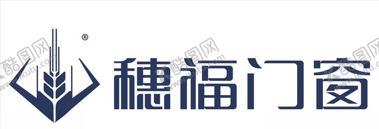 编号：79701710032139255741【酷图网】源文件下载-穗福门窗log