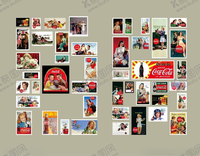 编号：77314004171314425276【酷图网】源文件下载-复古可乐插画海报展示