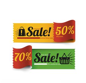 售卖打折标签