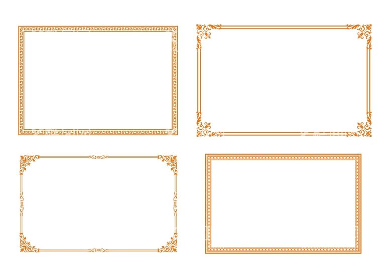 编号：75719110180800292485【酷图网】源文件下载-相框 边框