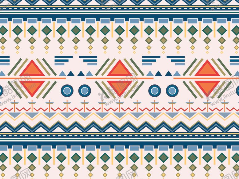 编号：91430510301531234242【酷图网】源文件下载-民族花纹图案