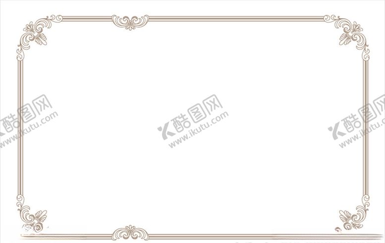 编号：62454105031952569525【酷图网】源文件下载-欧式花纹边框