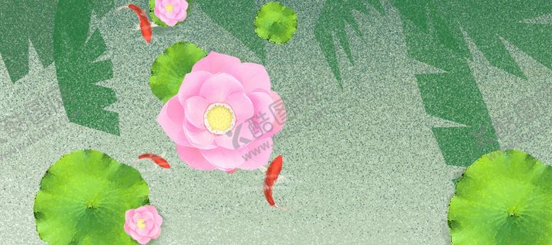 编号：17749510060336233521【酷图网】源文件下载-手绘荷花