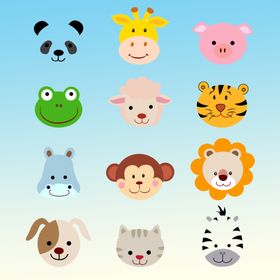 卡通动物头像