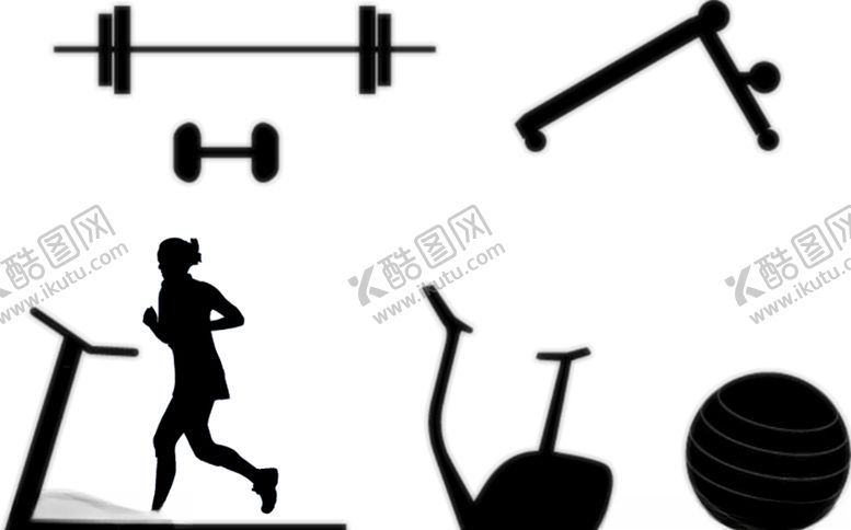 编号：19836510042351081617【酷图网】源文件下载-矢量健身器材