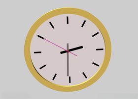 圆形挂钟