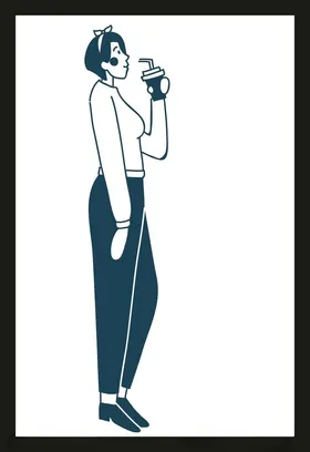手绘卡通女孩动画动画