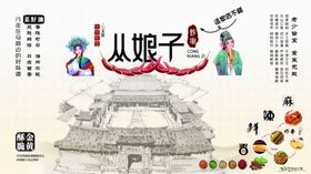 京剧特色形象墙