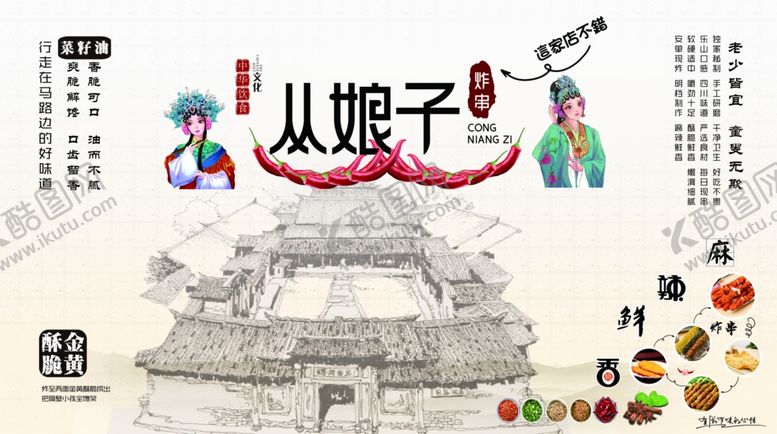 编号：53743705180206318789【酷图网】源文件下载-京剧特色形象墙