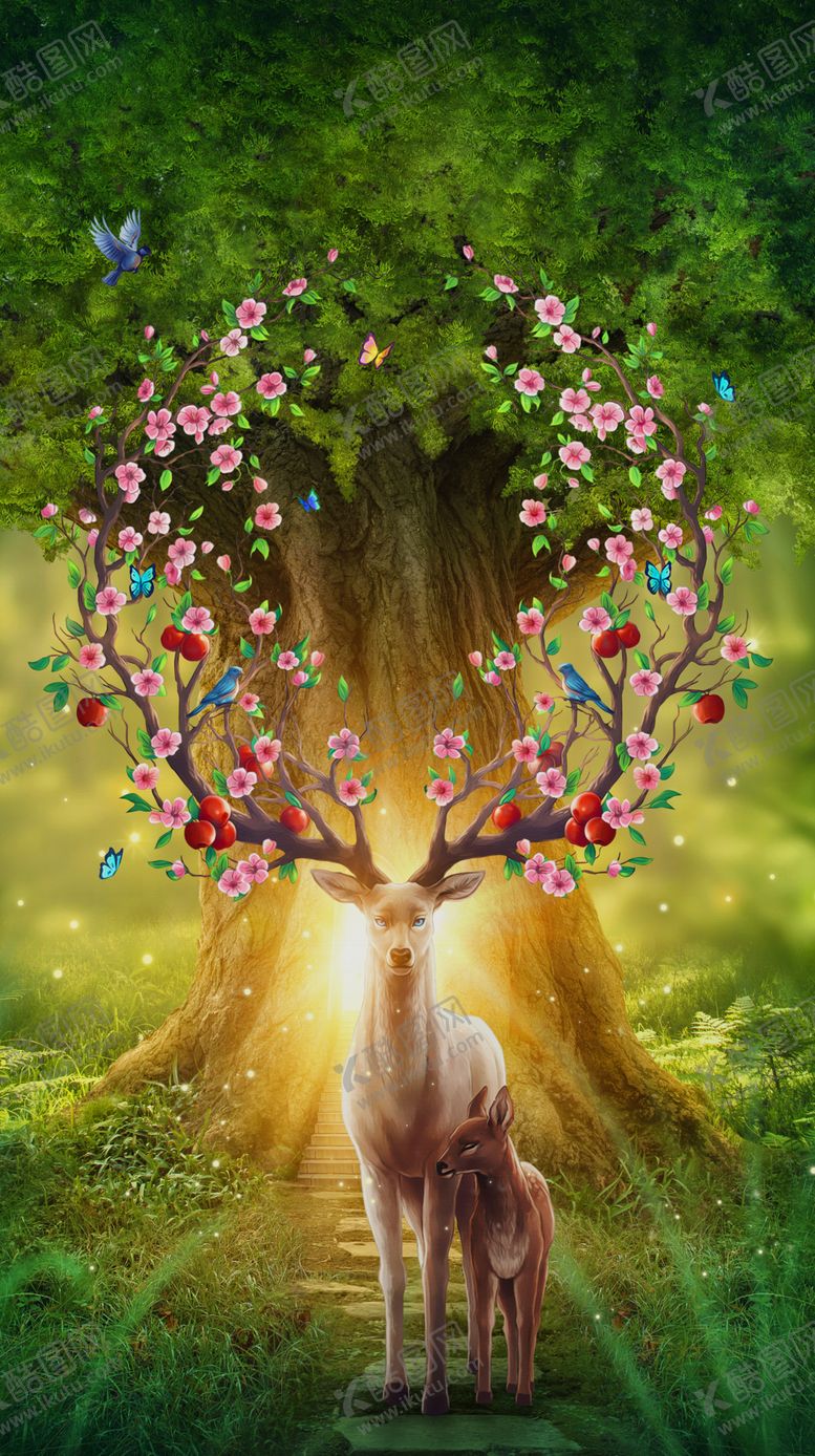 编号：67784510110815125089【酷图网】源文件下载-北欧麋鹿
