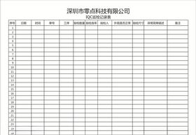 机房巡检表