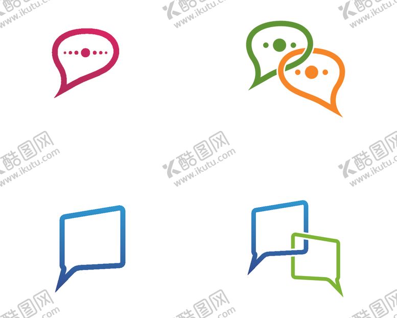 编号：38912406272054158021【酷图网】源文件下载-聊天对话图标