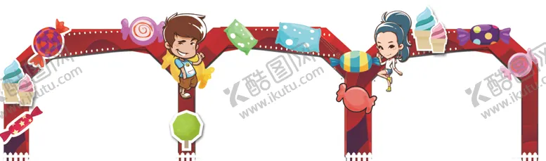 编号：28911304170321037066【酷图网】源文件下载-糖果拱门