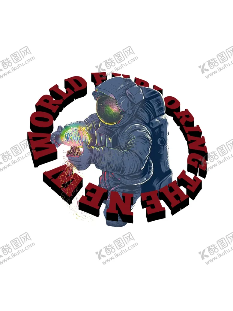 编号：14523602051652575511【酷图网】源文件下载-班服宇航员图案