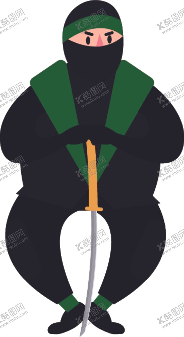 编号：75664805100538593365【酷图网】源文件下载-卡通忍者