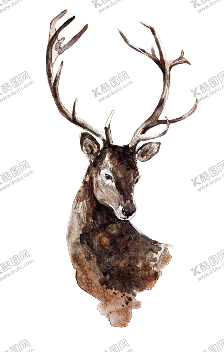 编号：44987209191254311734【酷图网】源文件下载-水彩绘画梦幻图案