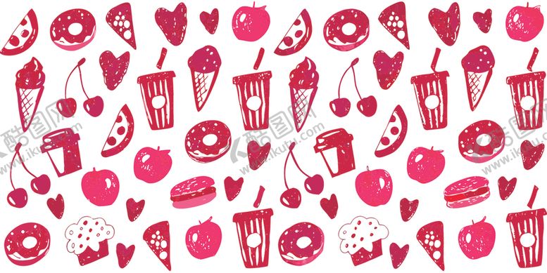 编号：45724712182232547991【酷图网】源文件下载-甜点图案