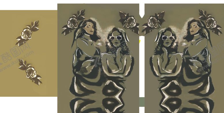 编号：54756104091923593061【酷图网】源文件下载-绿色运动服饰套装展示