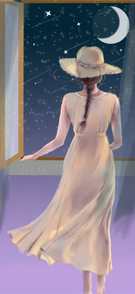 手机壁纸北欧挂画客厅画唯美画