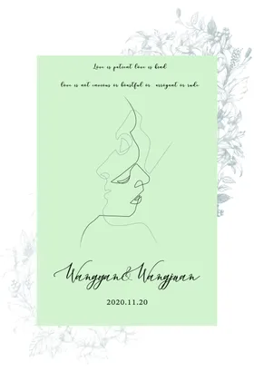 婚礼指引牌