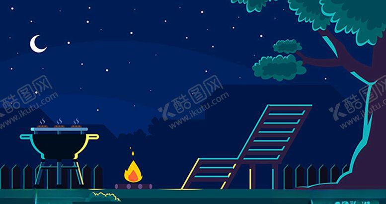 编号：16449407060024017482【酷图网】源文件下载-矢量夜晚星空