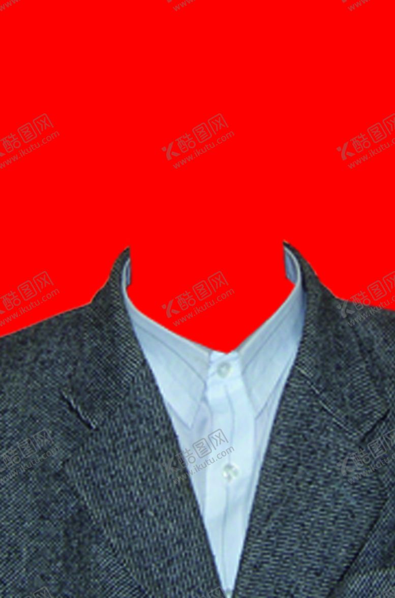 编号：43497206250353519978【酷图网】源文件下载-男士西装证件照