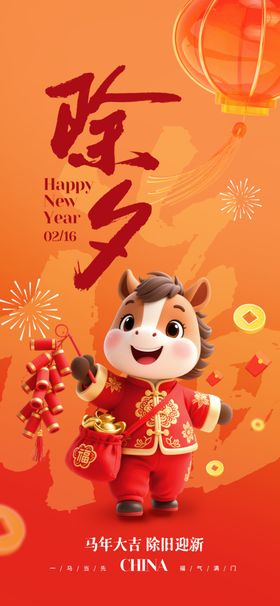 2026年马年初七祝福海报