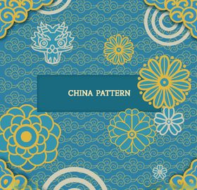 中式纹理古典花纹图片