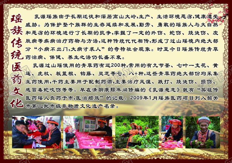 编号：52079505152151551911【酷图网】源文件下载-瑶族传统医药文化