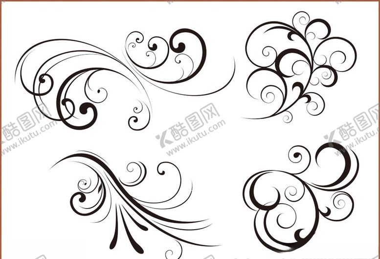 编号：90115209290351021208【酷图网】源文件下载-花纹花边角花边框