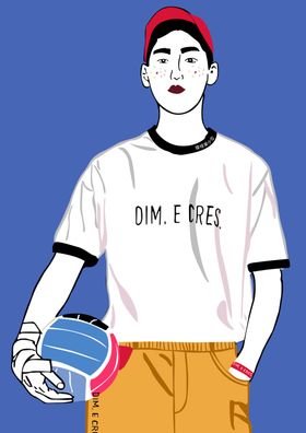 卡通男孩漫画唯美头像T恤热图