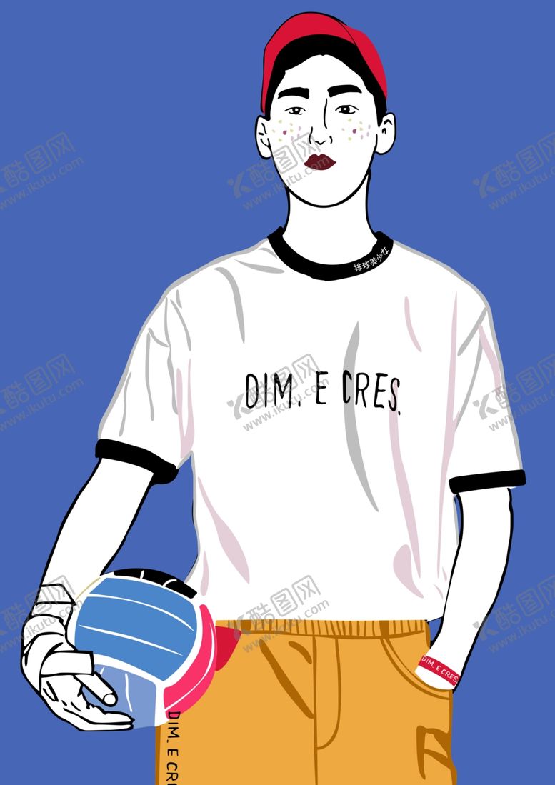 编号：89934810211136404477【酷图网】源文件下载-卡通男孩漫画唯美头像T恤热图