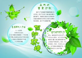 保护环境绿色守护森林