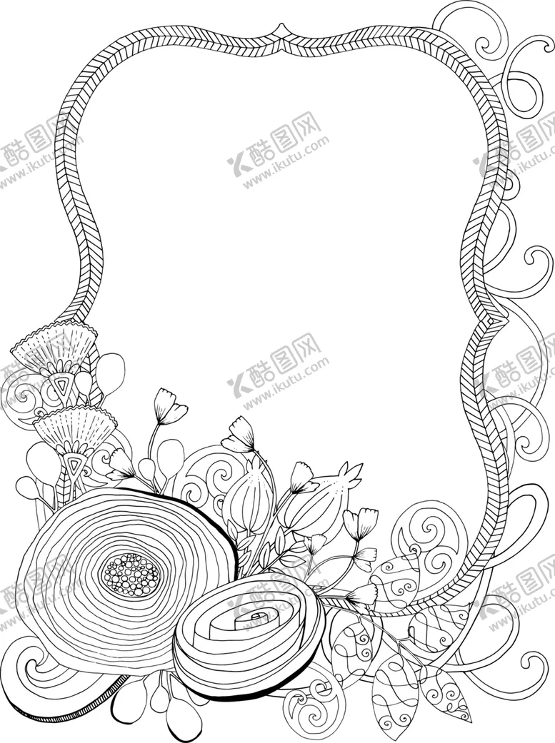 秘密花园树叶免扣素材叶子