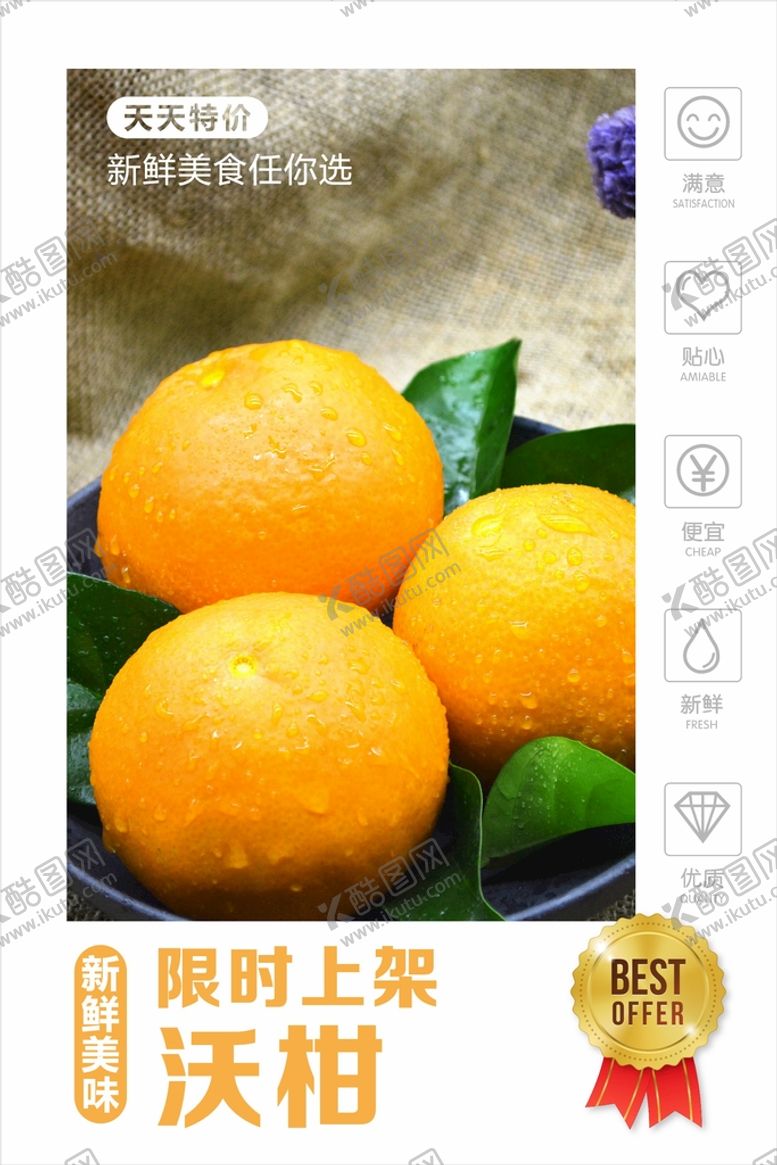 编号：92711202120517126030【酷图网】源文件下载-橘子海报 