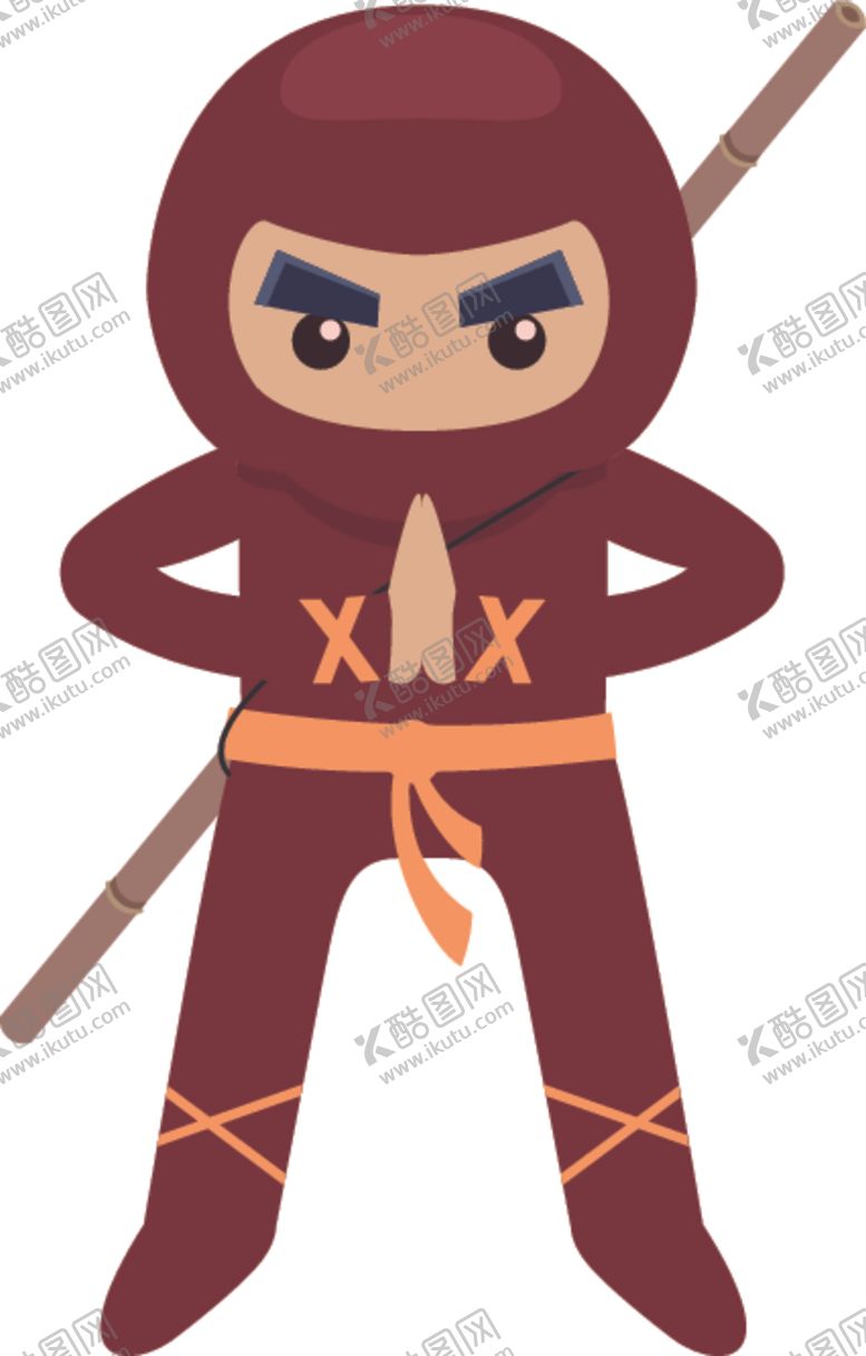编号：46611709201827218123【酷图网】源文件下载-卡通忍者