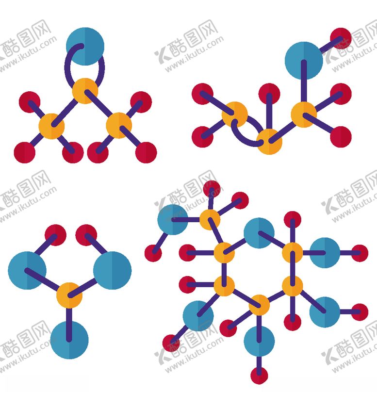 编号：38305509200115438454【酷图网】源文件下载-分子背景