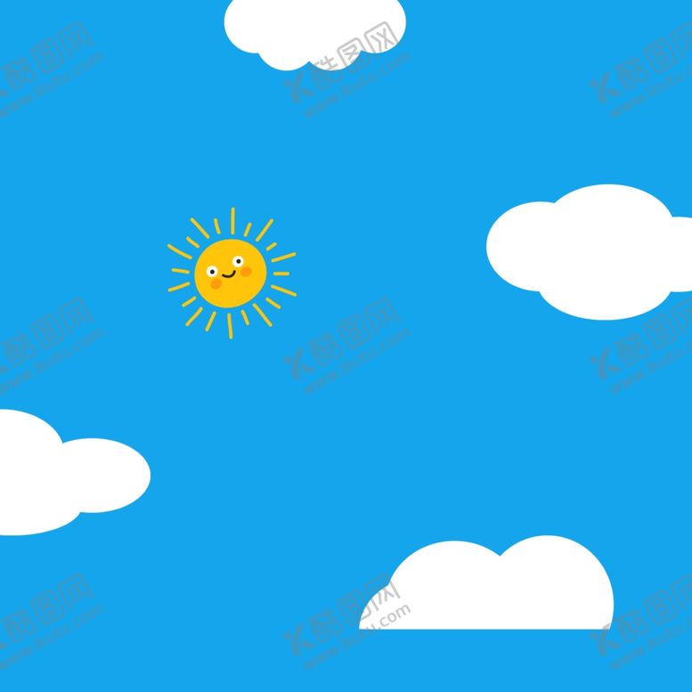 编号：94119809210919419168【酷图网】源文件下载-卡通蓝天