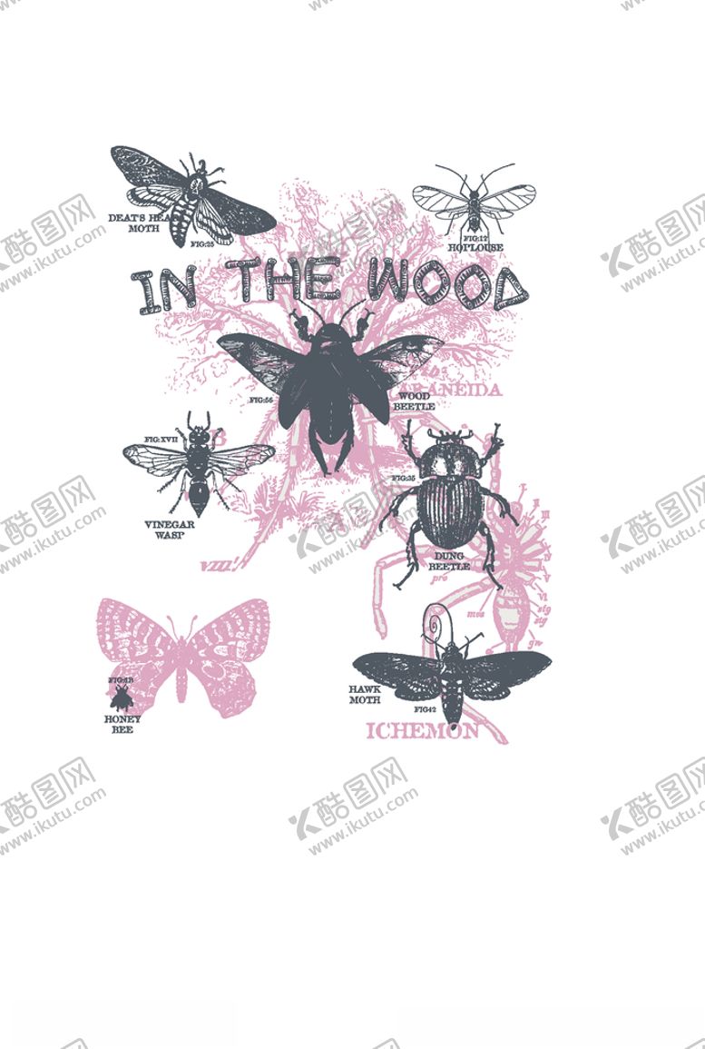 编号：70845109141512242714【酷图网】源文件下载-动物组合印花