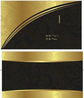 黑金名片