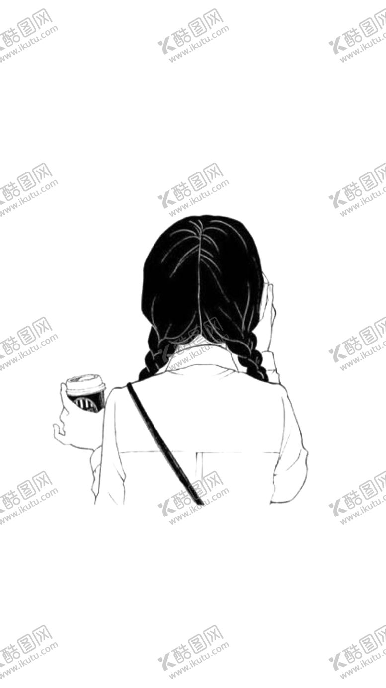 编号：67394405060743463074【酷图网】源文件下载-彩绘人物背影
