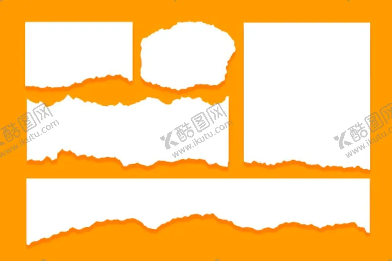 编号：78342609200848471625【酷图网】源文件下载-简约撕边