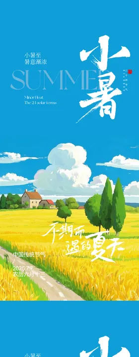 小暑海报系列