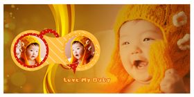 精彩童年幼儿少儿纪念相册模板