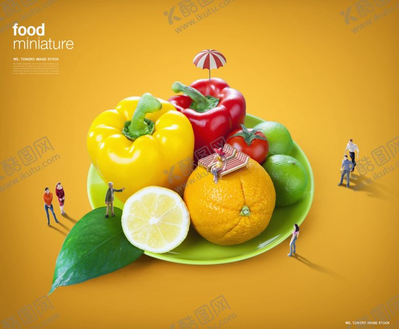 编号：34384510021753034114【酷图网】源文件下载-创意果蔬海报