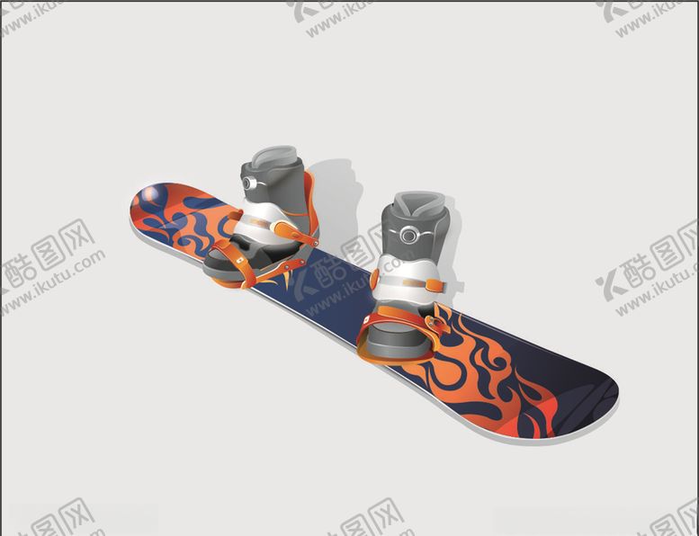 编号：38732109221344316171【酷图网】源文件下载-矢量滑雪板素材