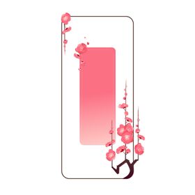 标题燕子桃花女孩精灵
