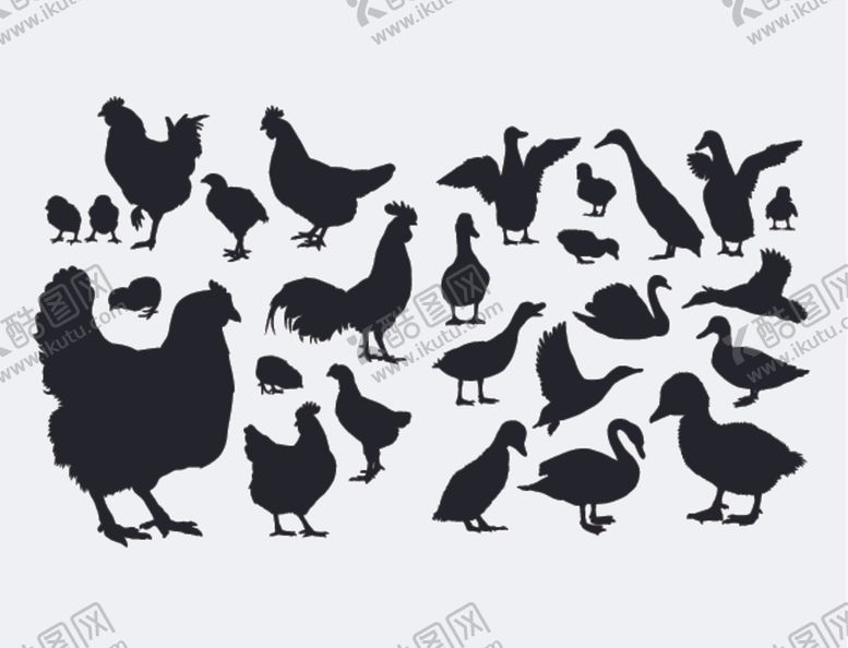 编号：67257109182313099020【酷图网】源文件下载-动物剪影