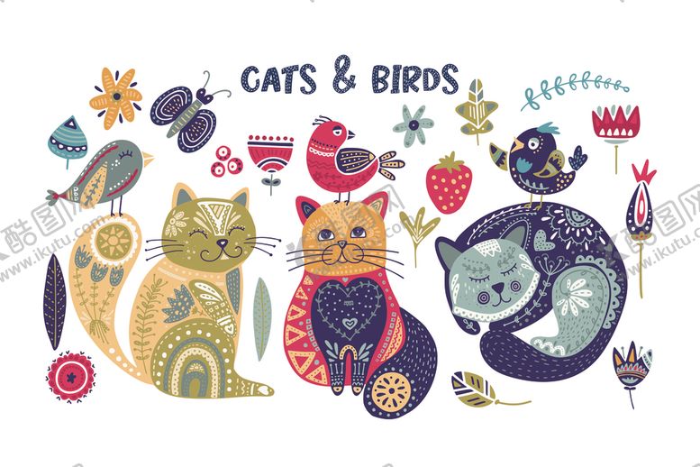 编号：13522909230317186747【酷图网】源文件下载-动物插画